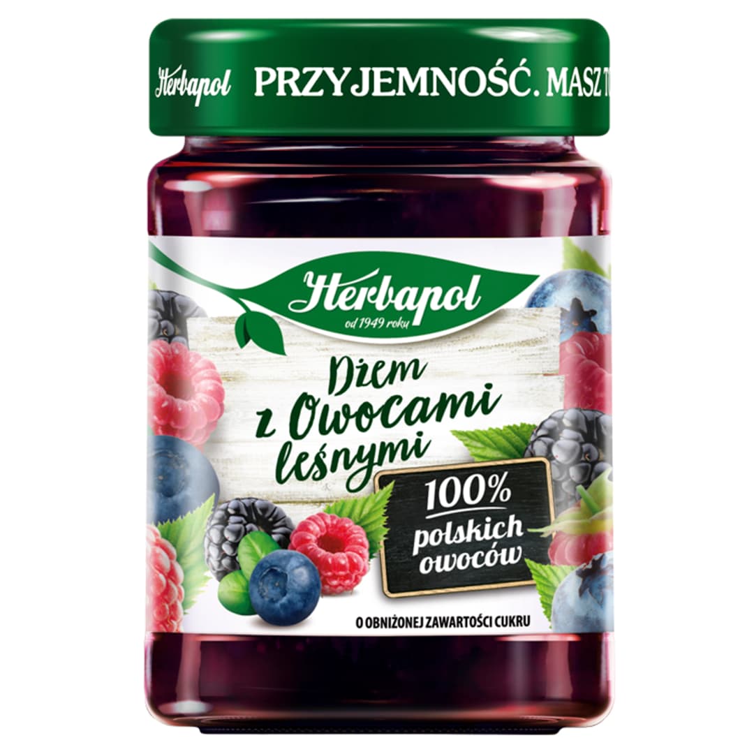 HERBAPOL Dzem owoce lesne niskoslodzony. 21,39 zl/kg
