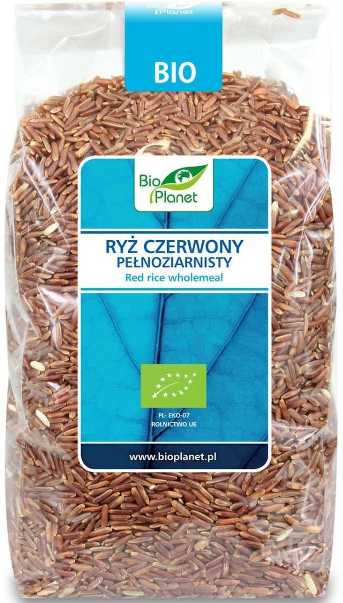 BIO PLANET Ryz czerwony pelnoziarnisty BIO. 24,69 zl/kg