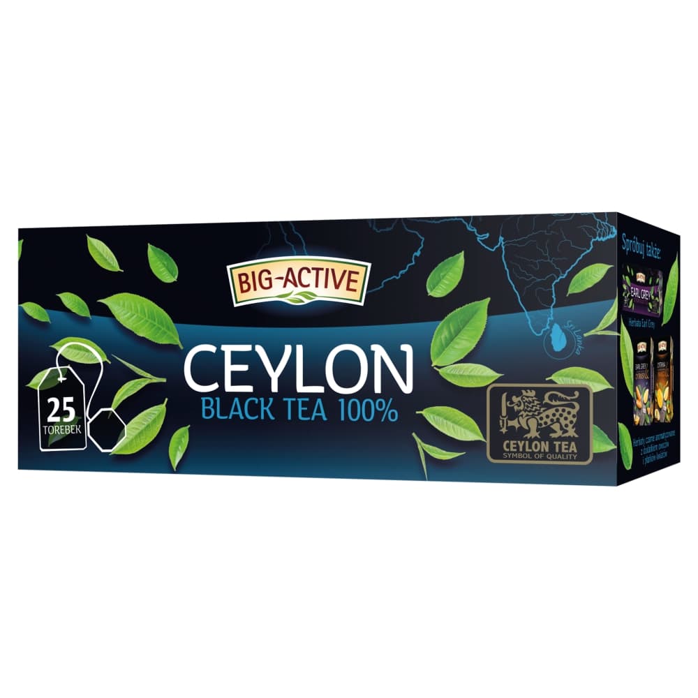 BIG-ACTIVE Herbata czarna Ceylon 25 szt.. 119,73 zl/kg