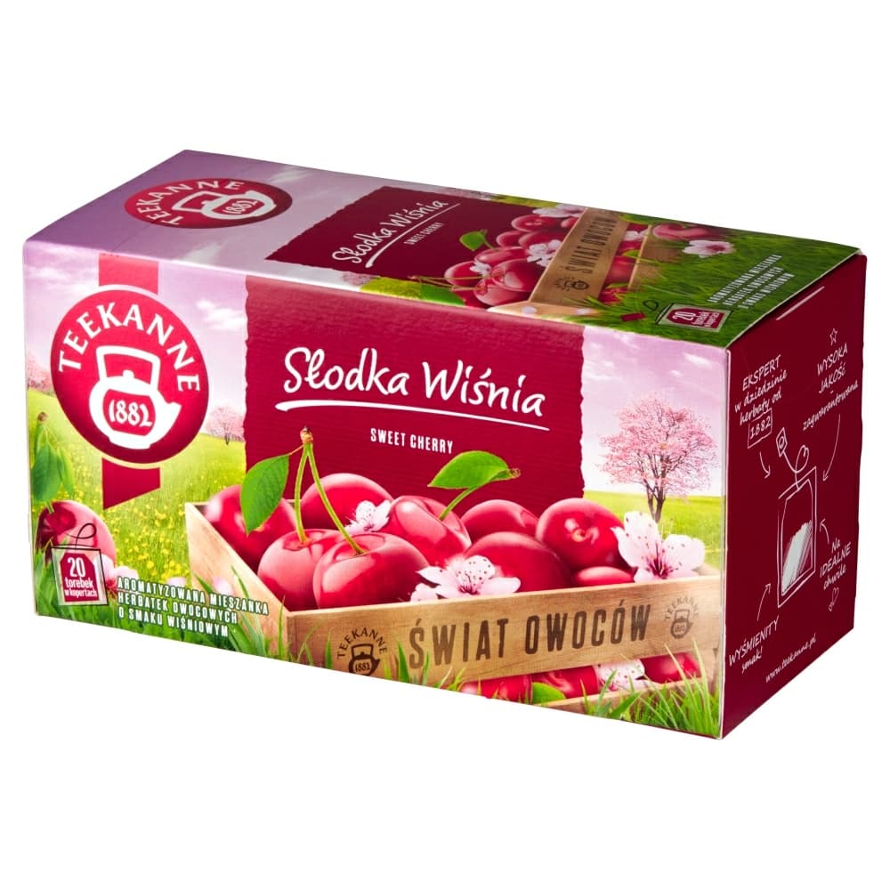 TEEKANNE SWIAT OWOCOW Herbatka owocowa Slodka wisnia 20 szt.. 135,80 zl/kg