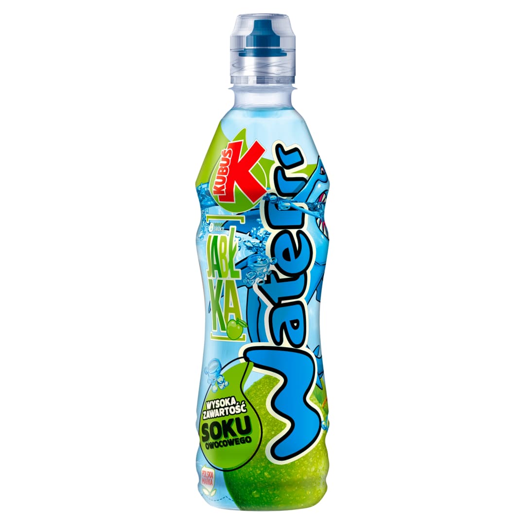 KUBUS WATERRR Napoj o smaku jablka. 6,78 zl/l