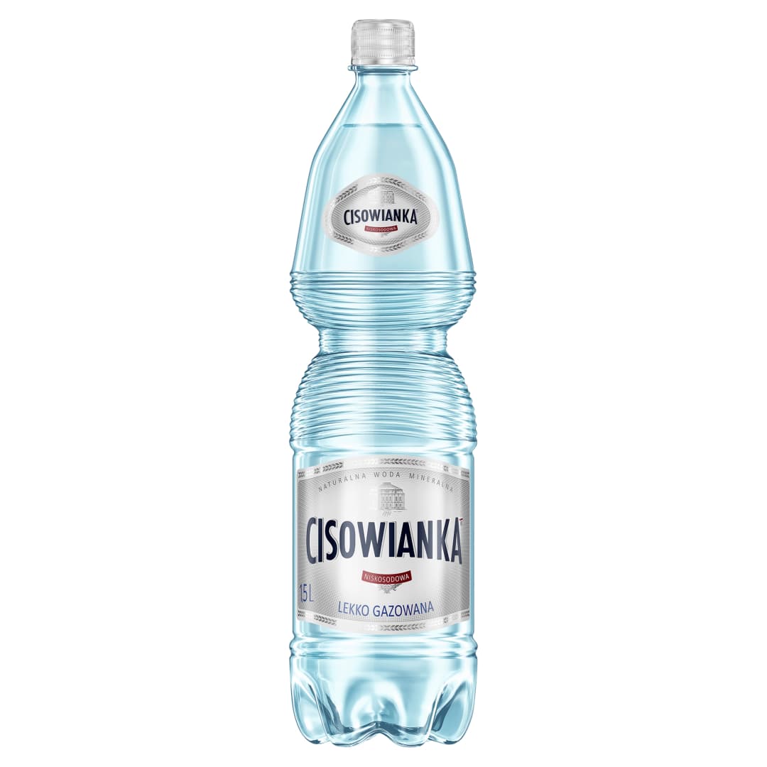 CISOWIANKA Woda mineralna lekko gazowana. 1,53 zl/l