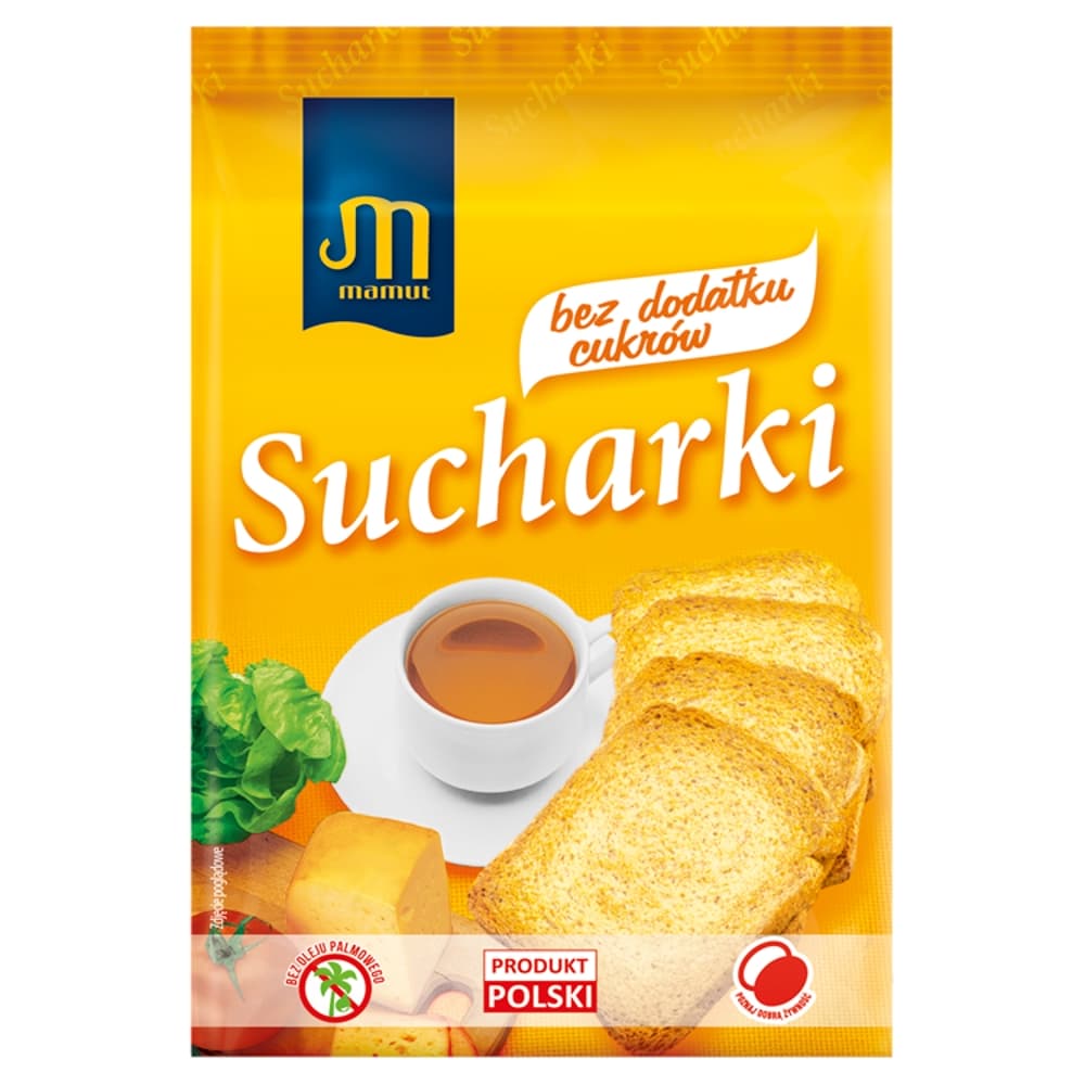 MAMUT Sucharki bez dodatku cukrow. 40,84 zl/kg