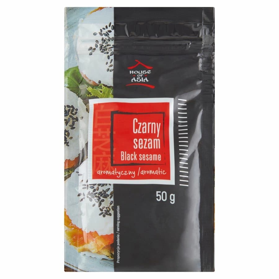 HOUSE OF ASIA Czarny sezam. 125,00 zl/kg