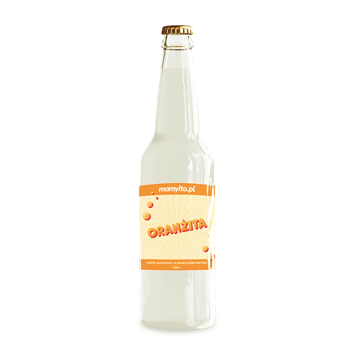 MAMITA Oranzada o smaku landrynkowym. 9,06 zl/l