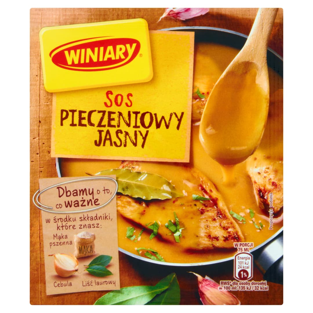 WINIARY Sos pieczeniowy jasny. 110,74 zl/kg