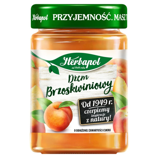 HERBAPOL Dzem brzoskwiniowy niskoslodzony. 19,25 zl/kg
