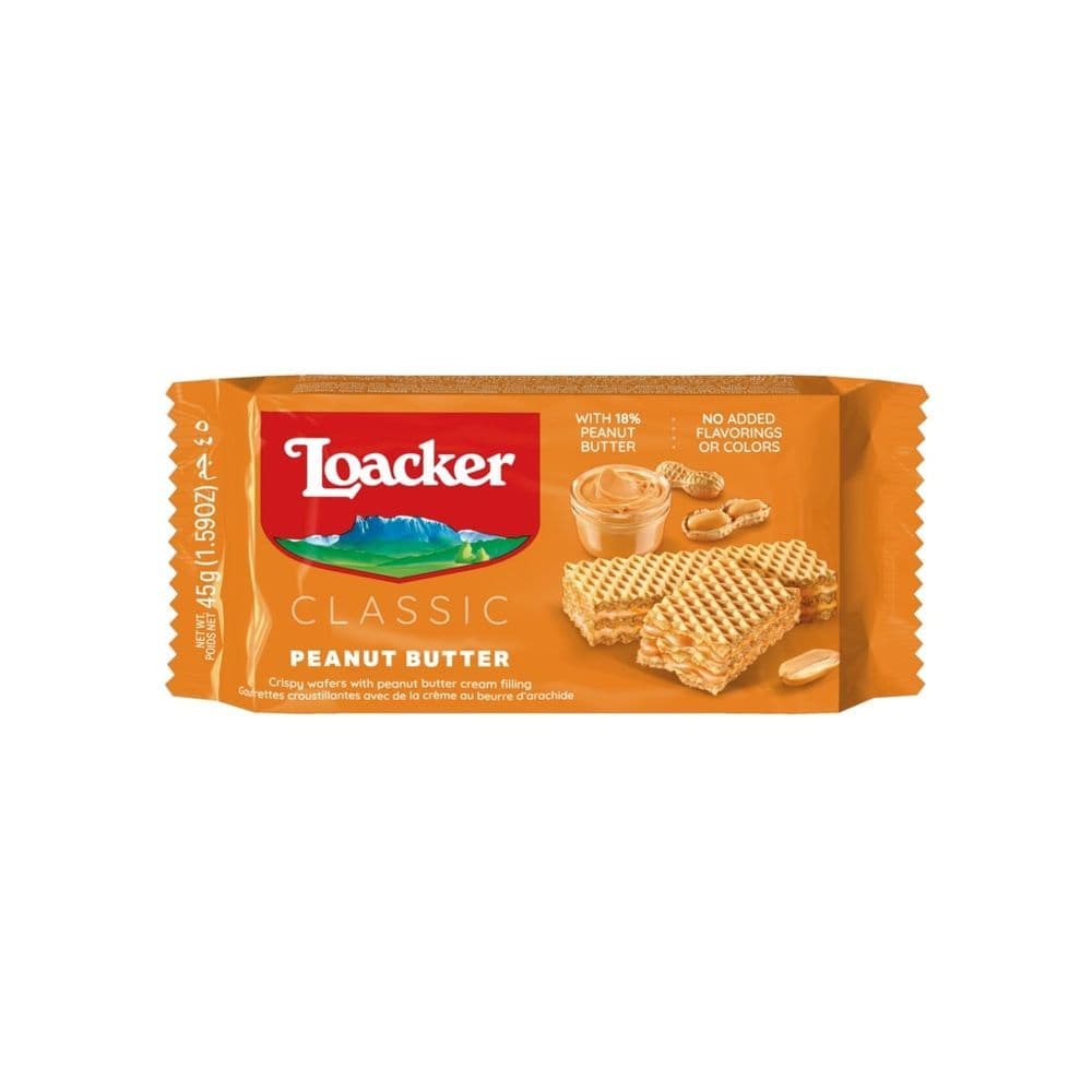 LOACKER Wafelki z maslem orzechowym. 73,11 zl/kg