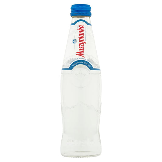 MUSZYNIANKA Woda mineralna gazowana (szklo). 12,63 zl/l