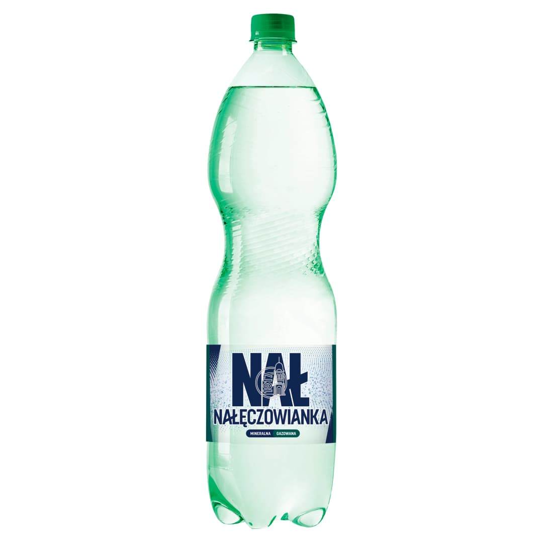 NALECZOWIANKA Woda mineralna gazowana. 1,86 zl/l