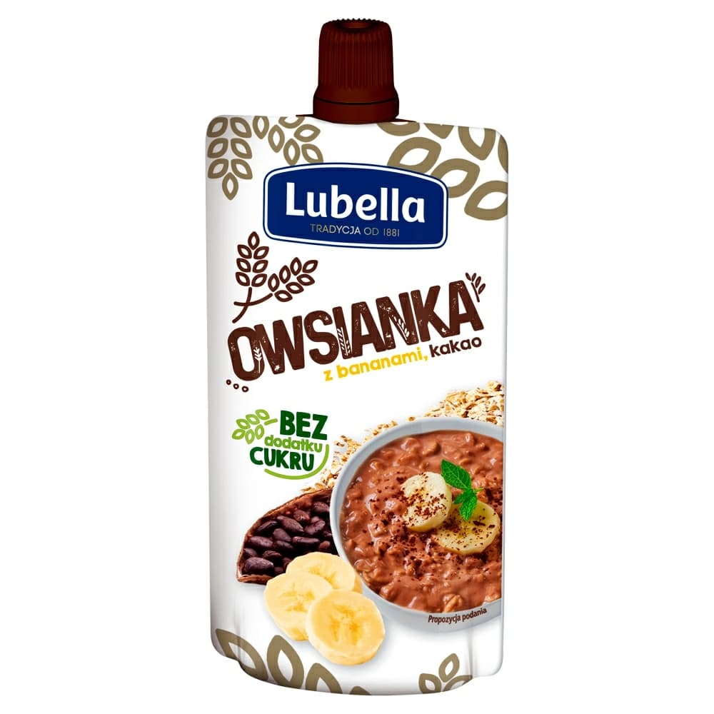 LUBELLA Owsianka z bananami i kakao. 27,90 zl/kg