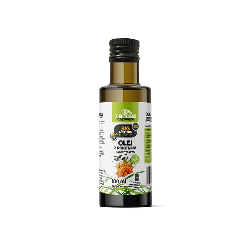 BIG NATURE Olej z rokitnika tloczony na zimno. 339,90 zl/l
