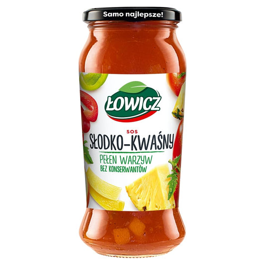 LOWICZ Sos slodko-kwasny. 15,78 zl/kg