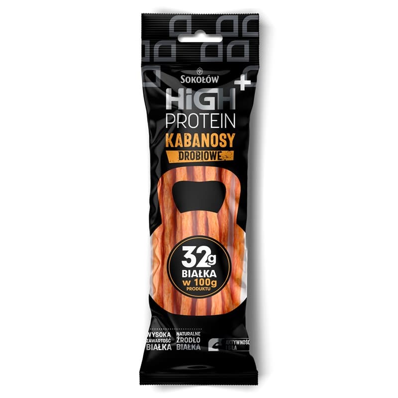 HIGH PROTEIN Kabanosy drobiowe. 119,83 zl/kg
