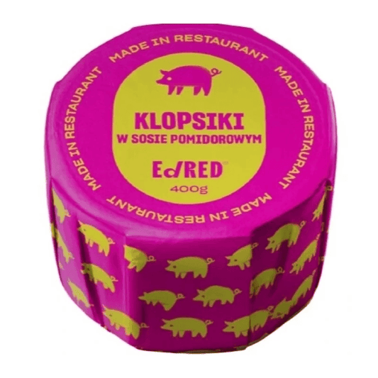 ED RED Konserwa klopsiki w sosie pomidorowym. 48,48 zl/kg